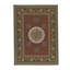 Hand-Knotted High-Quality Brown and Green Area Rug