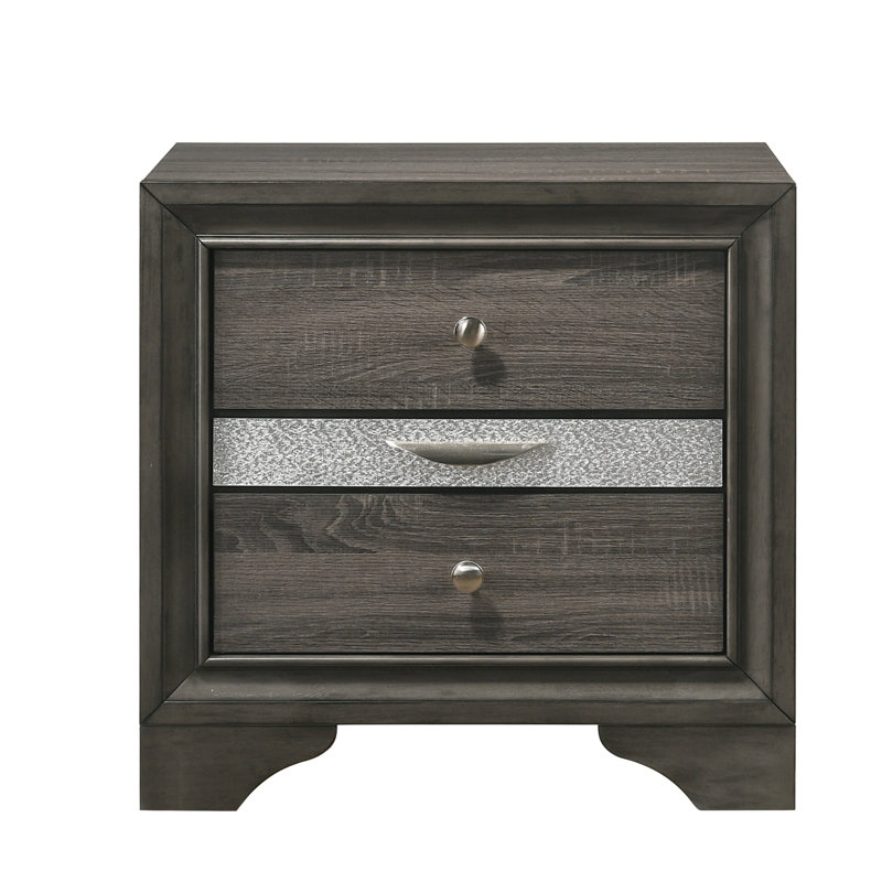 Malvin 26'' W Nightstand, Brown