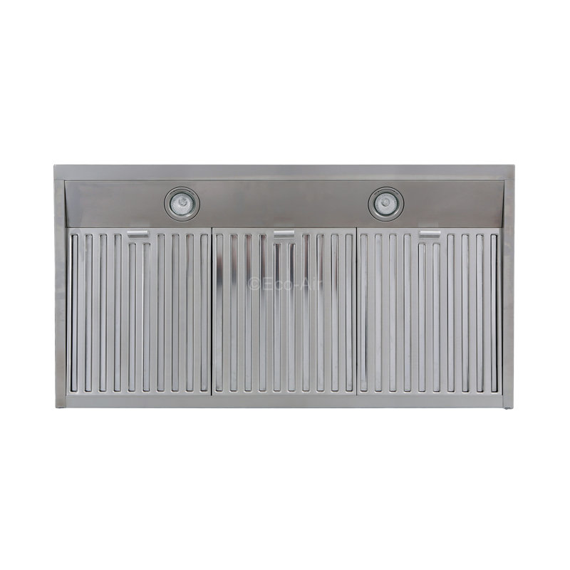 Hotte murale convertible 36 pouces 860 CFM en chrome poli avec télécommande incluse