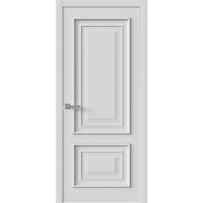 Porte intérieure | Émail blanc IMPERial 1822 | Poignée simple à panneau régulier | Portes de salle de bain et de chambre à coucher
