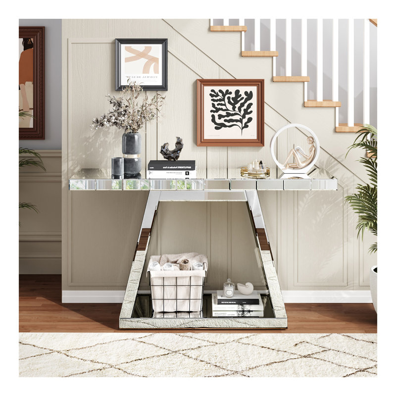 Table d'entrée 55,8 po Modern Luxury Full-Body Mirror