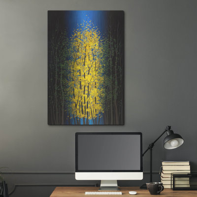  «A Rapturous Moment» par Olga Dorenko, art mural en métal, 24 po x 36 po