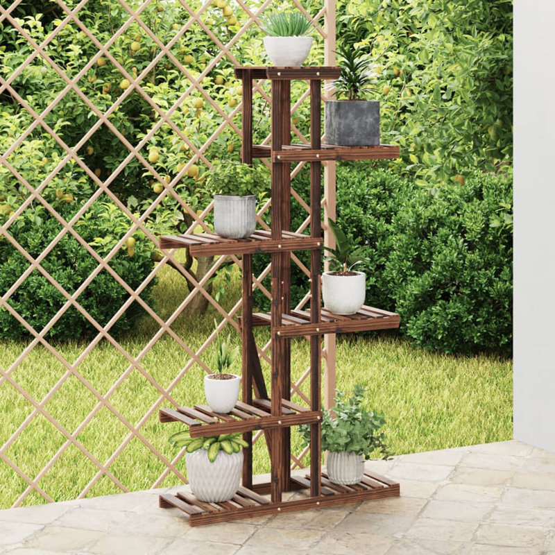 Pugmire Plant Stand, Carbonized Brown