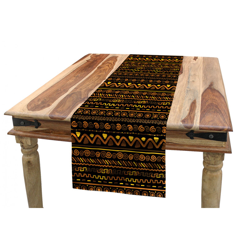 African Table Runner, 120" x 16"