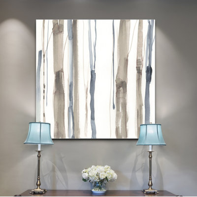 « duo tone trees », peinture