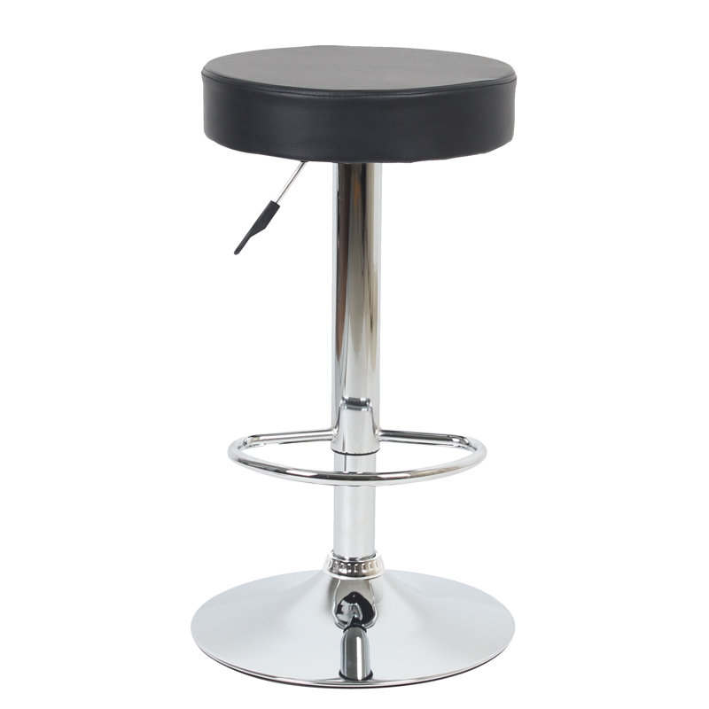 Belmont Adjustable Height Bar Stool, Black