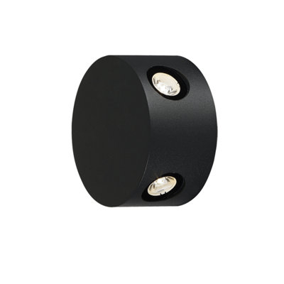 Pass Outdoor LED Wall Mount, 4-Light, Black
