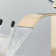 Adalet Modern Sink Taps Waterfall Single Lever Bathroom Brushed Gold Mono Basin Mixer