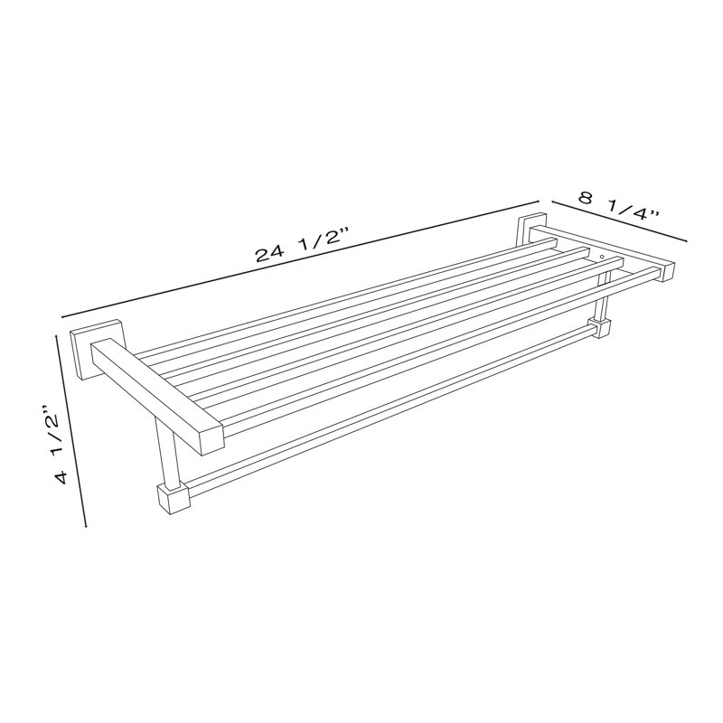 Vienna 1 Towel Rack