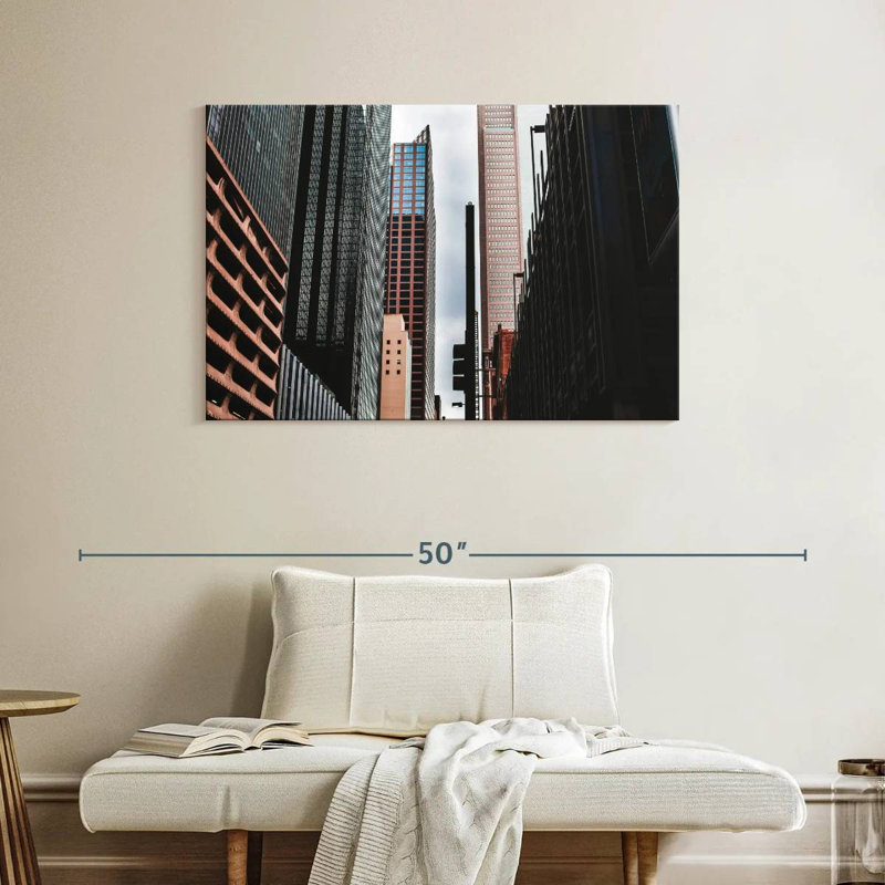 Lilie Dallas Buildings, 26" H x 39" W