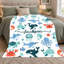 Couverture de flanelle 1pc Ocean Life-135920857