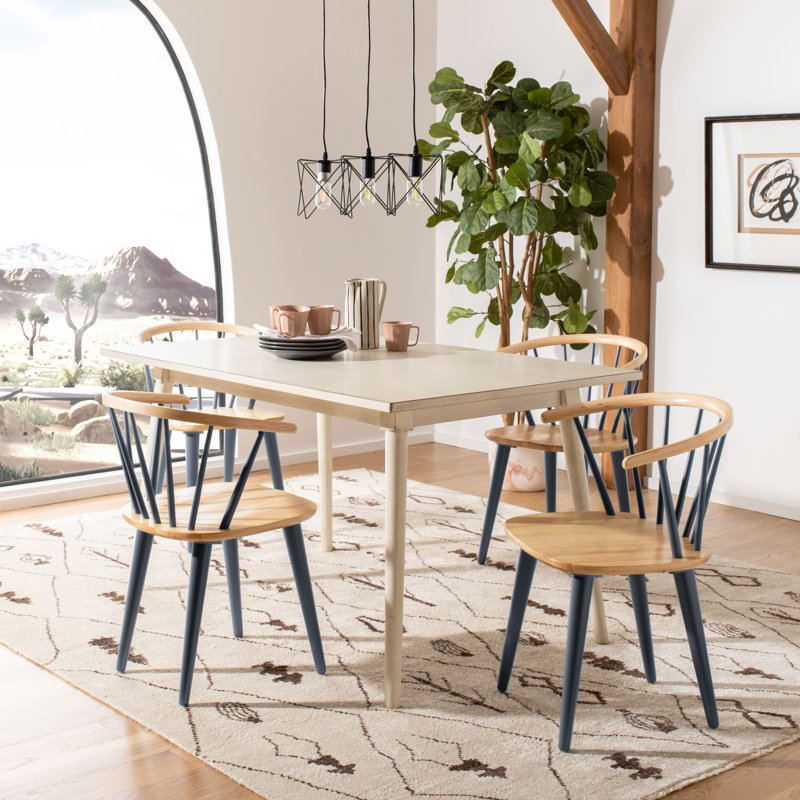 Chaise d'appoint Blanchard, 4 Chairs, Noir / Noir