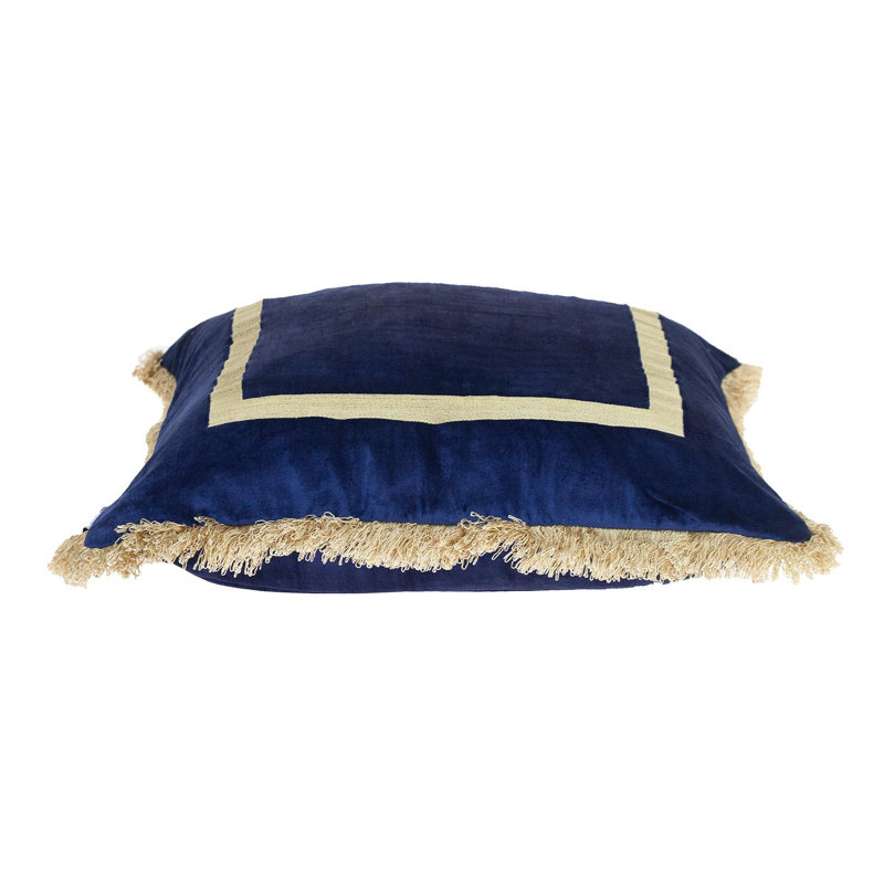Coussin Boho, Bleu