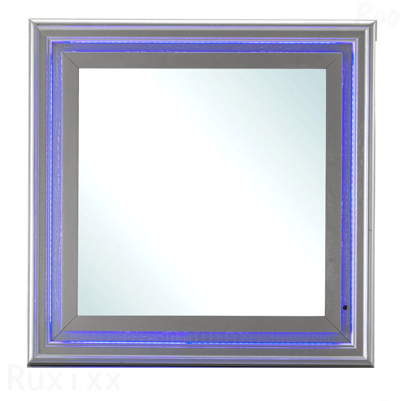 Basic Modern Accent Mirror - Home Decoration, Gray