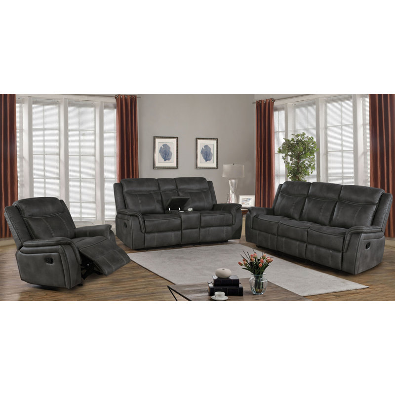 Canapé rembourré à dossier capitonné Hogsett