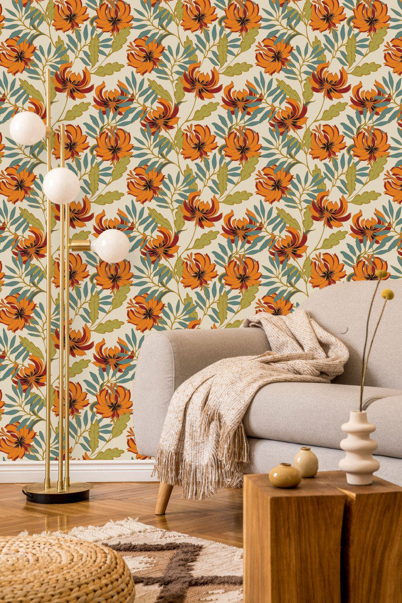 Red Barrel Studio® 25" W Peel and Stick Wallpaper Tile | Wayfair