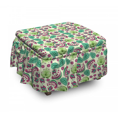 Housse pour repose-pieds traditionnel motifs