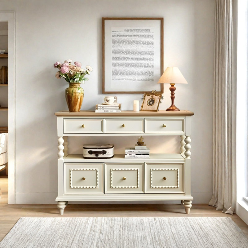 Console Retro Elegant, H 35,04 po x l 47,24 po x P 15,75 po