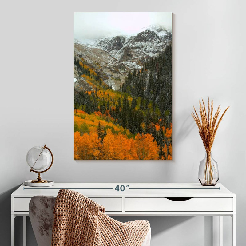 Aime Orange Flames, 30" H x 20" W