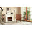 Fauteuil à oreilles en similicuir l 29 po x P 31,5 po Aichele-241194959
