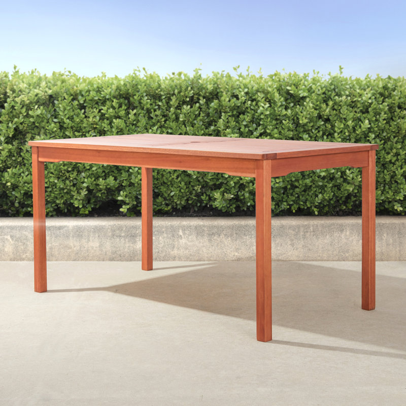 Table de salle à manger Caladesi, Naturel, Eucalyptus