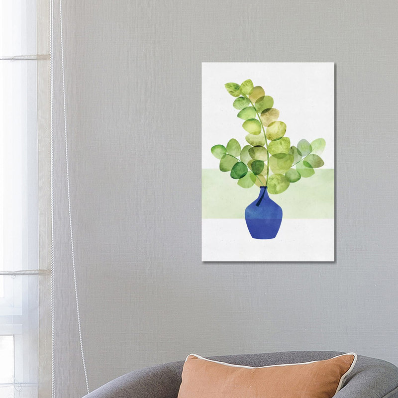Eucalyptus Study - Wrapped Canvas Painting, 66.04 cm H x 45.72 cm W x 3.175 cm D