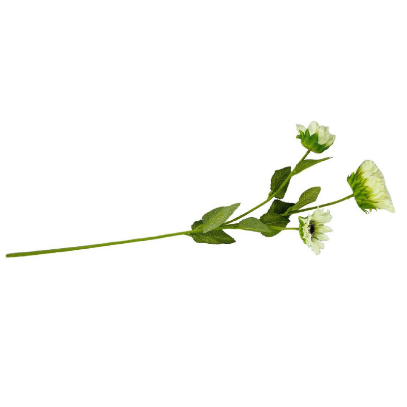 Ensemble de 6 tiges de tournesol x 3 crème 26,5 po