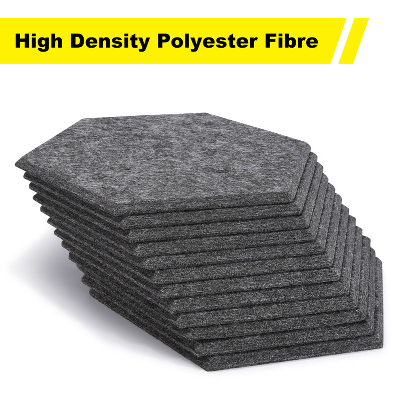 3D Wall Panel in Gray (12-pack), Dark Gray
