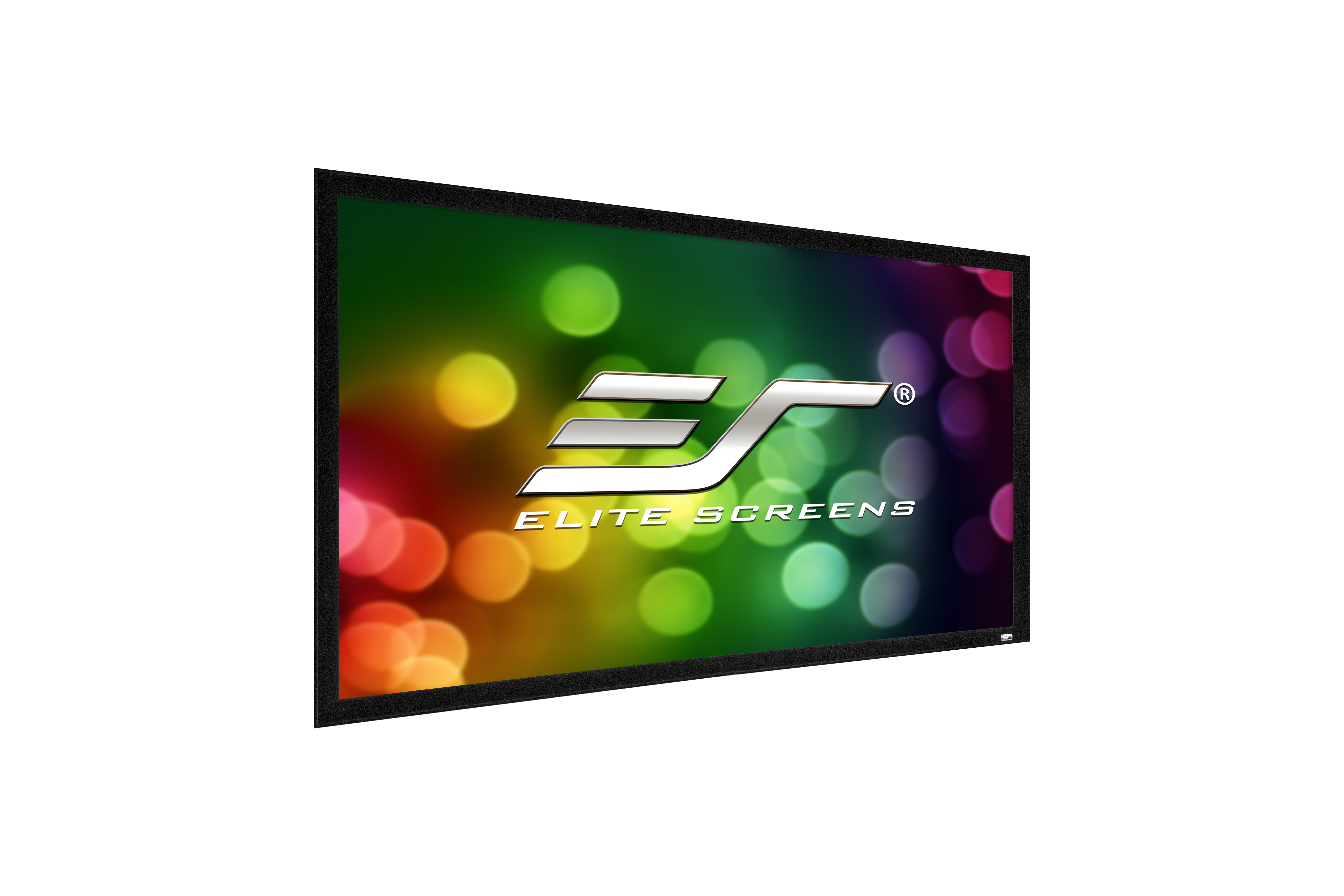 Ivory Frame Screen Elite Screens Sable Frame 2 Series Fixed Frame Wall Mounted Projector ...