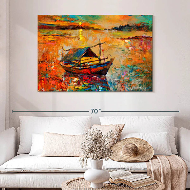 Senne Boat, 32" H x 48" W
