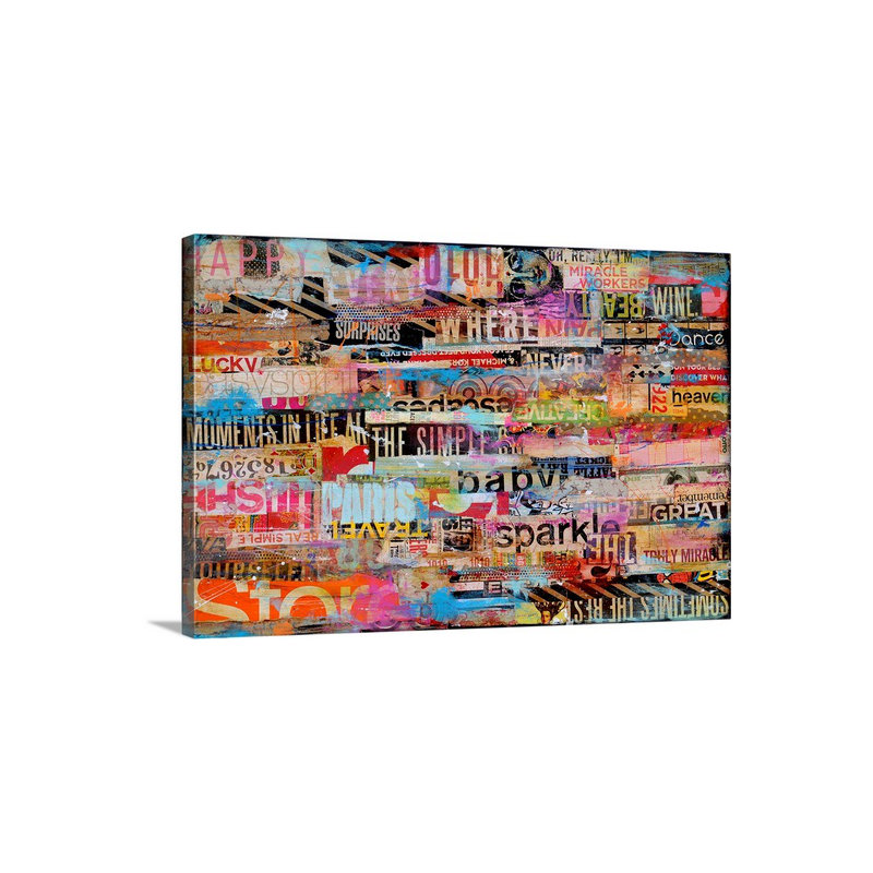 Kelwen " Metromix 21 " by Erin Ashley, 24" H x 36" W x 1.25" D