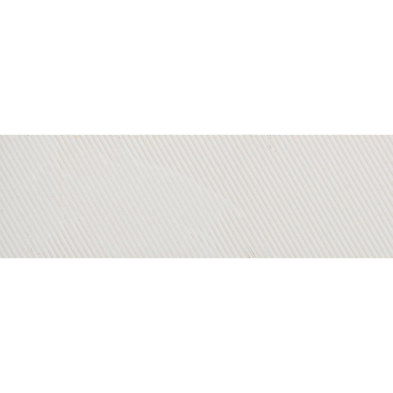 Penthouse 4" x 12" Porcelain Subway Floor and Wall Tile, White Fantasy
