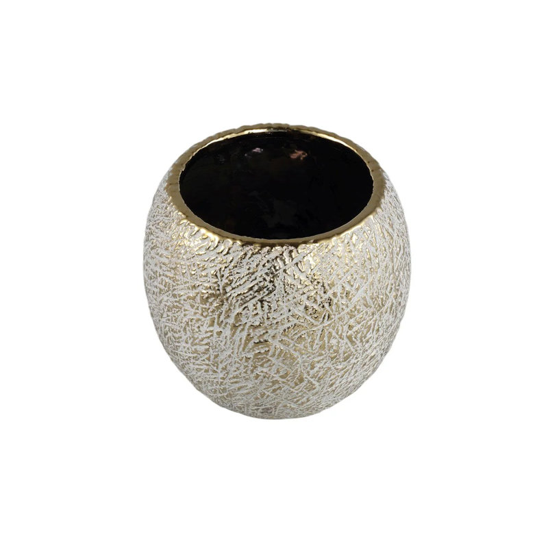 Sunia Ceramic Pot Planter, 18cm H x 20cm W x 20cm D
