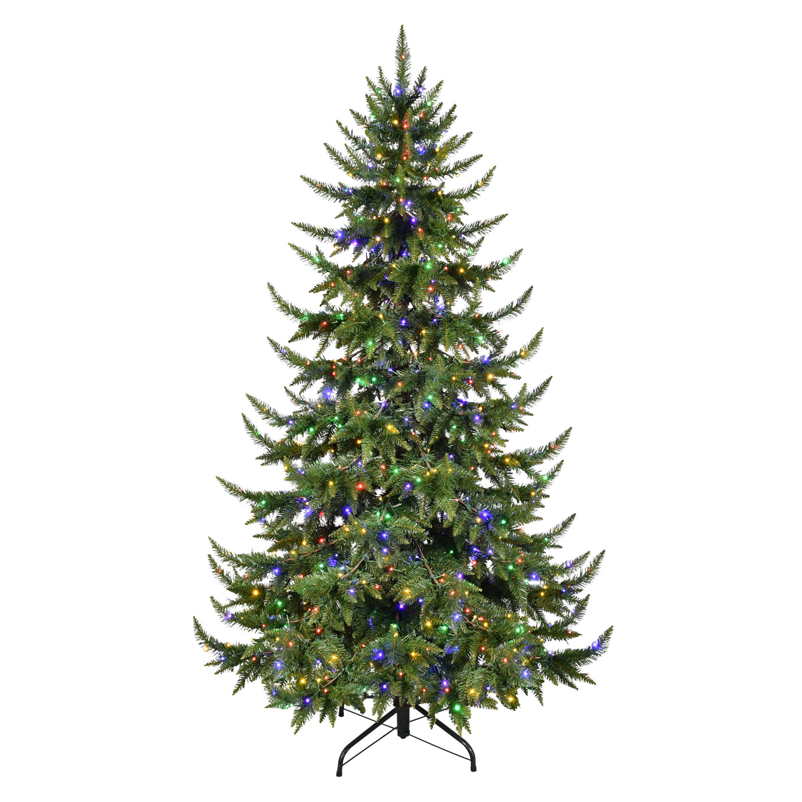 7.5' Pre-Lit Spruce Christmas Tree