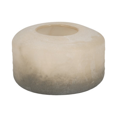 Wrought Studio™ Elegance: Textured Two-Tone Glass Vase
