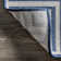 Arba Bordered Navy Blue Indoor/Outdoor Area Rug