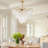 8 - Light Dimmable Tiered Chandelier