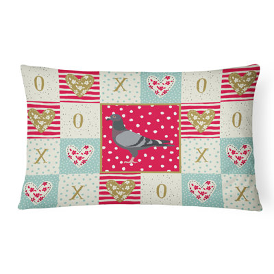  Coussin d'extérieur Racing Pigeon Love