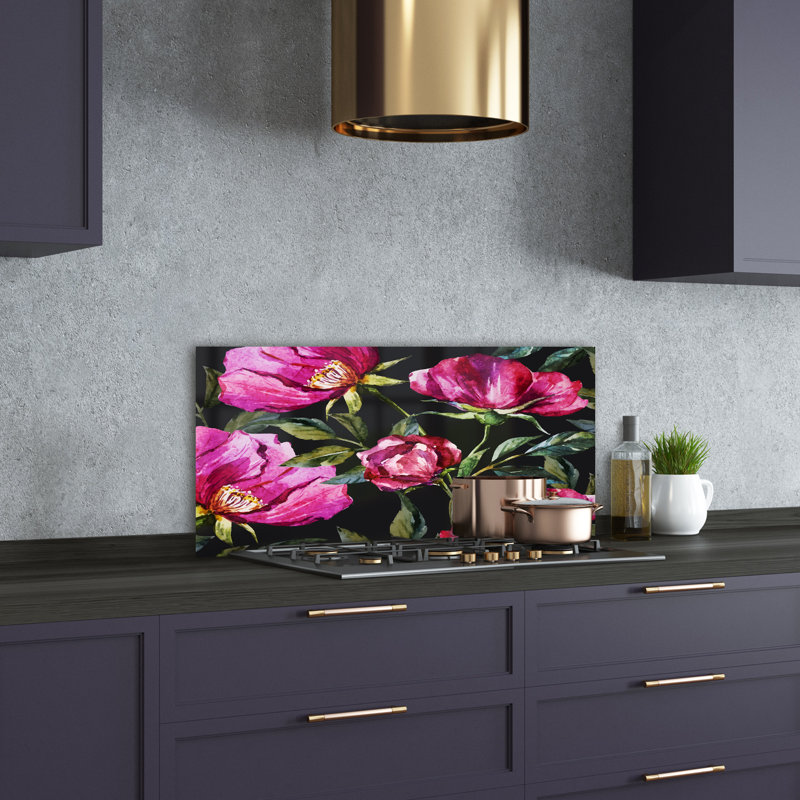 50cm W x 100cm L Glass Peel and Stick Panel