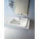 Starck 3 Ceramic Rectangular Drop-In Bathroom Sink with Overflow