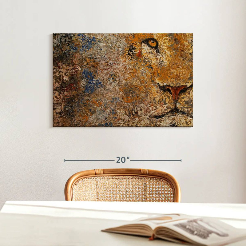 Brampt Barbary Lion, 16" H x 24" W