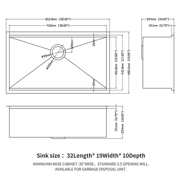 Dimensions du produit