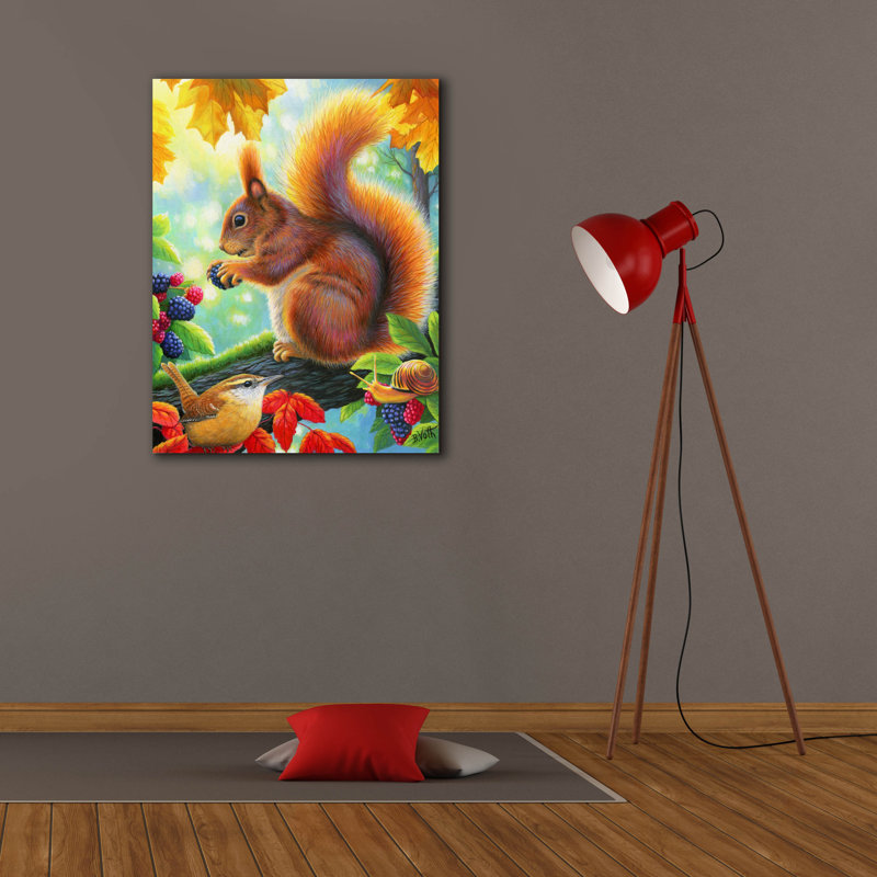 «Berry Happy» par Bridget Voth, H 34 po x l 26 po x P 1,5 po