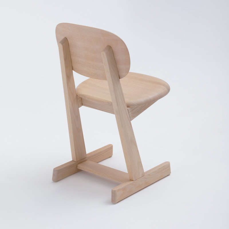 KufenKarl Solid Wood Dining Chair, Oak Nature