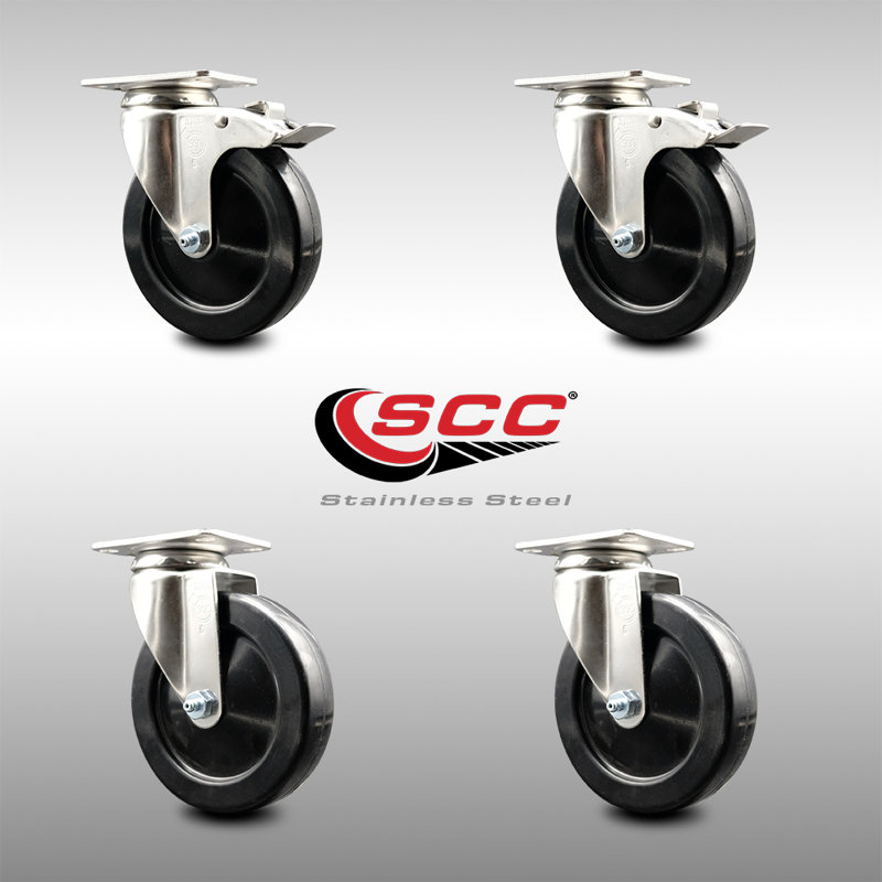 Soft Rubber Casters