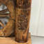 Console en bois massif sculpté