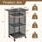 Rolling Kitchen Microwave Cart With Spacious Drawers For Small Kitchen Organization (Effortless Style & Smart Storage)