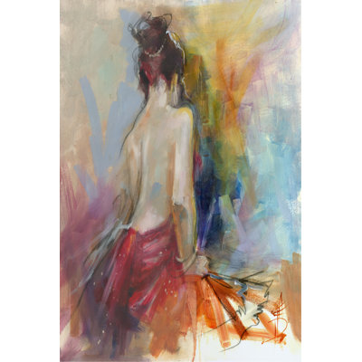 Mood Alizarine II by Anne Farrall Doyle - Painting Print