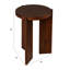 Table d'appoint en bois de manguier