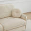Canapé Chenille Cloud 3 places avec coussins ronds, dossier matelassé, assise profonde-1319094213-1319094215